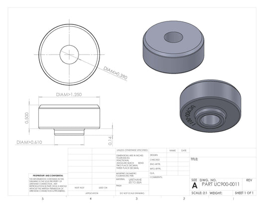 UC900-0011 BULK BUSHING