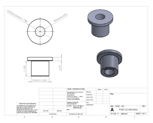 UC900-0033 BULK BUSHING