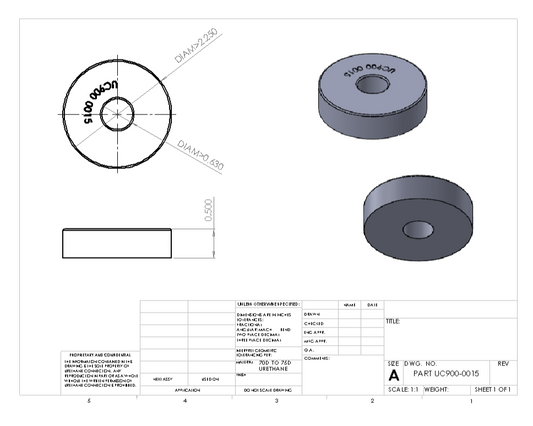 UC900-0015 BULK SPACER