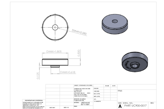 UC900-0017 BULK BUSHING