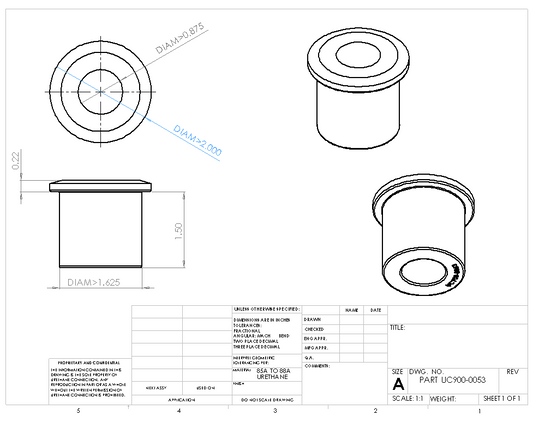 UC900-0053 BULK BUSHING