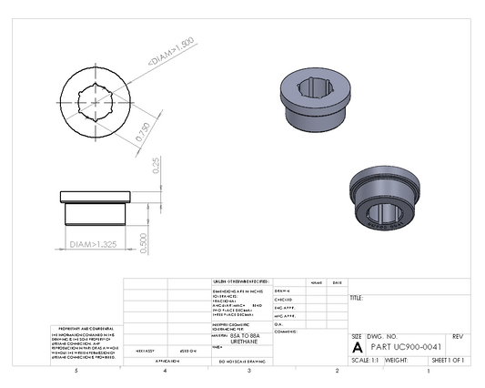 UC900-0041 BULK BUSHING