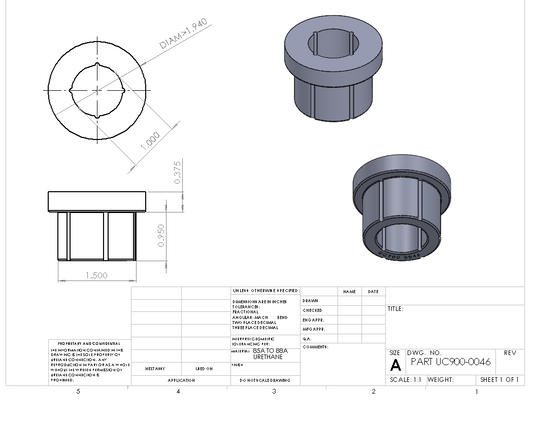 UC900-0046 BULK BUSHING