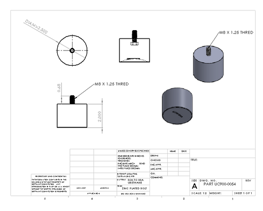UC900-0054 BULK BUMP STOP
